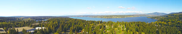 Lake Sammamish Bellevue Washington Panoramic View
