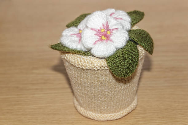 istock Knitted souvenirs. Knitted toys. Needlework. Craft. 953028526