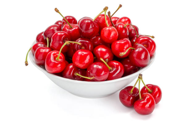 istock Sweet cherries (Prunus avium) in plate 953033148