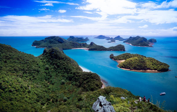 뮤 코 중앙 통 국립 공원, 태국 - ang thong islands 뉴스 사진 이미지