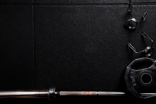 Gym background with  equipment
