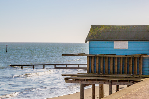 A hut at the beach, in Shanklin, Isle of Wight