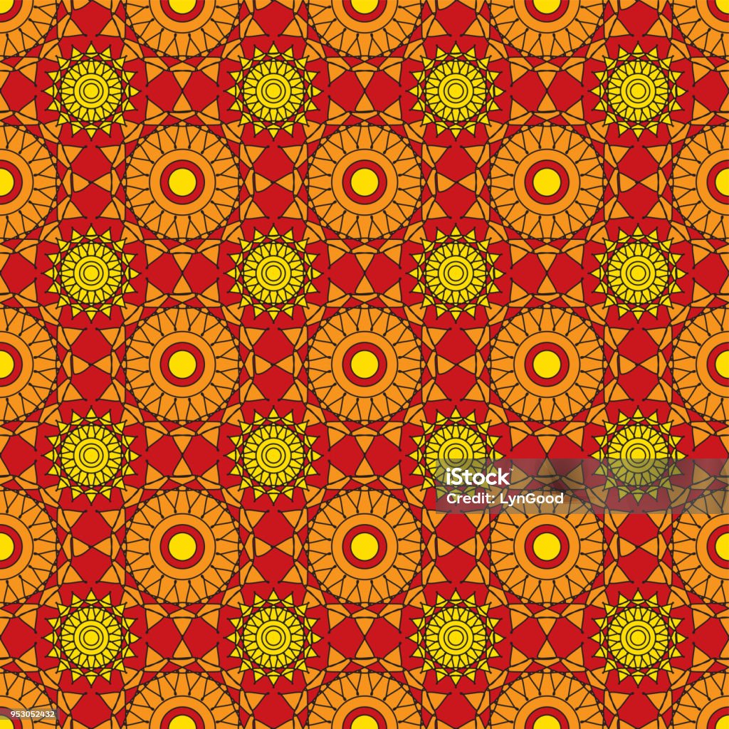 Mambwe Pattern African Shweshwe Pattern Designs Stock Illustration - Download Image ...