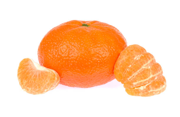 istock Mandarin orange. Sweet fruit isolated on white background 953053052