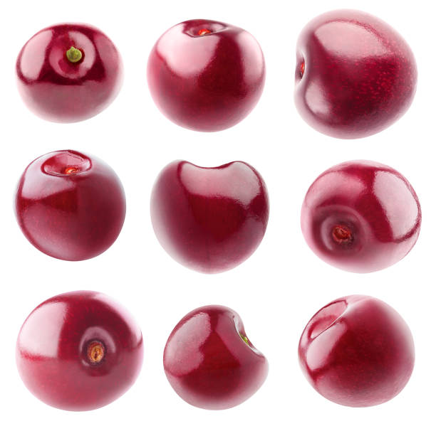 istock Collection of isolated cherries 953053078