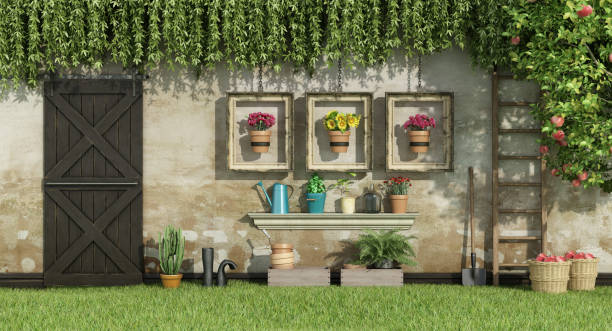 istock Beautiful garden in a sunny day 953057380