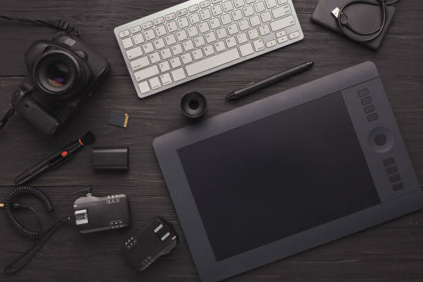 istock Diverse personal equipment for photographer 953061204