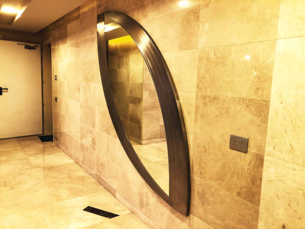 istock Hallway office building lobby area. Office building modern design interior 953077154