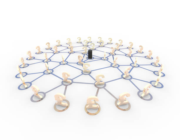 istock Internet Connection, Internet Communication, Internet Finance, British Pound Symbols 953081468