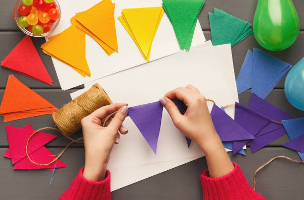 istock DIY holiday background, birthday party decorations 953087268