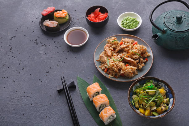 istock Japanese style food, restaurant serving 953091674