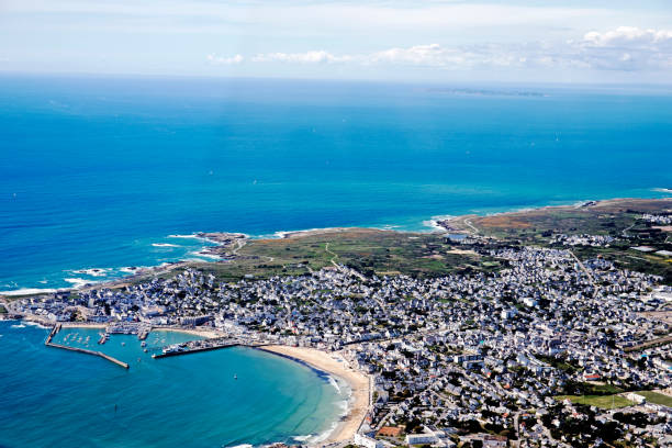 istock Flight on the Atlantic coast, Loire estuary and salt marsh 953094790