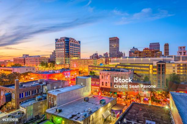 Memphis Tennessee Beale Street Stock Photo - Download Image Now - Memphis - Tennessee, Tennessee, Urban Skyline