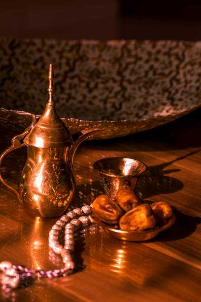 istock Arabic coffee pot, Ramadan atmosphere 953122860