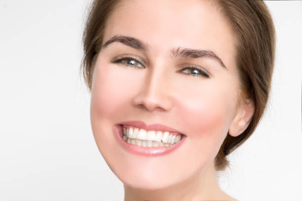 istock Beautiful woman laughs at the camera 953127014