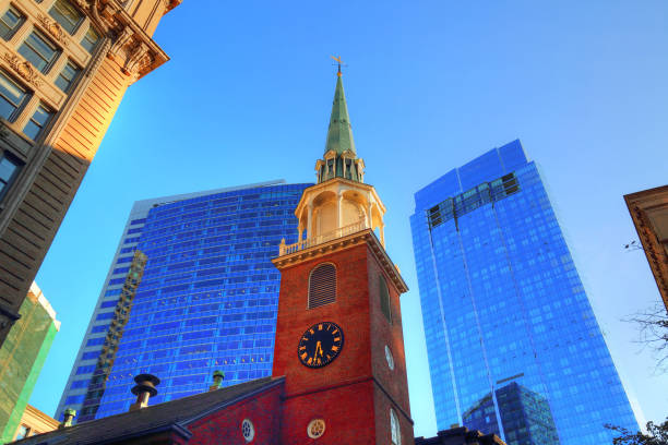 istock Boston downtown streets at a bright sunny day 953132056