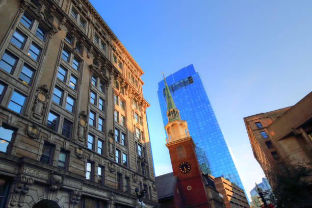 istock Boston downtown streets at a bright sunny day 953132152