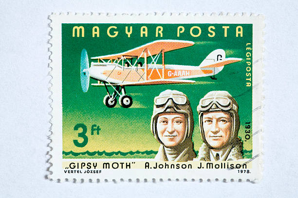 istock Close up of hungarian post stamp 95315284