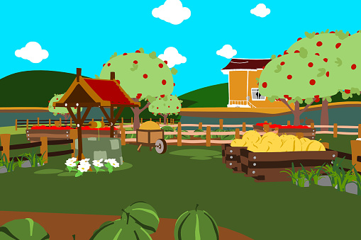 Cartoon Village Stock Photo - Download Image Now - Apple - Fruit, Cartoon, Cloud - Sky - iStock Cartoon Village Stock Photo - Download Image Now - Apple - Fruit, Cartoon, Cloud - Sky - iStock