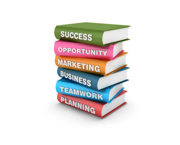 istock Stack of Books with Business Concept Words - 3D Rendering 953156598