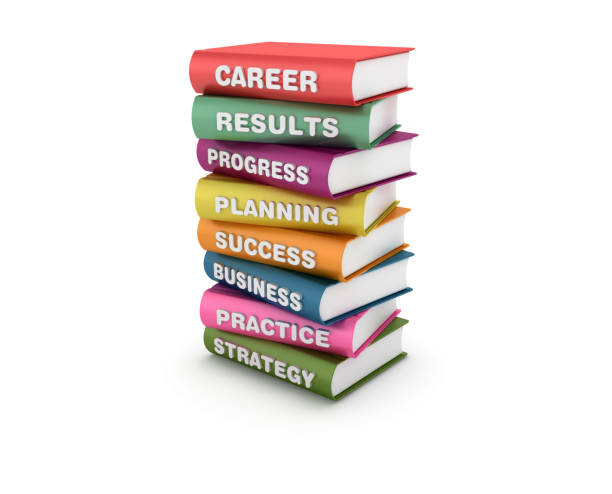 istock Stack of Books with Career Concept Words - 3D Rendering 953156620