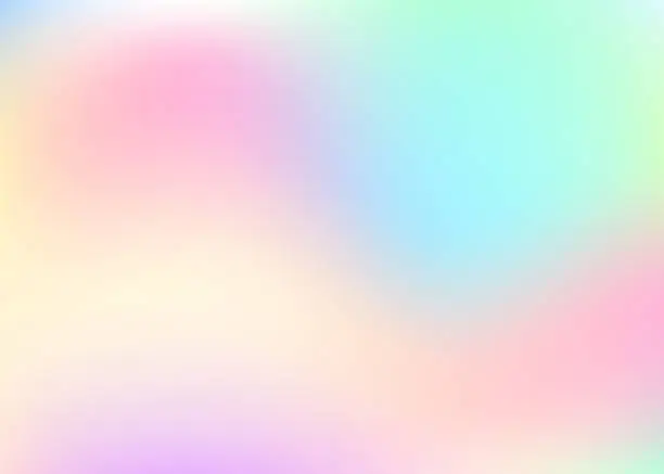 Vector illustration of Holographic abstract background.