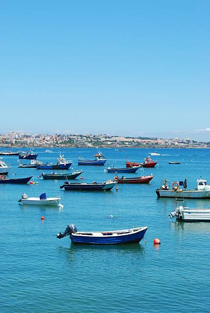 istock Boat harbor in Cascais, Portugal 95315876