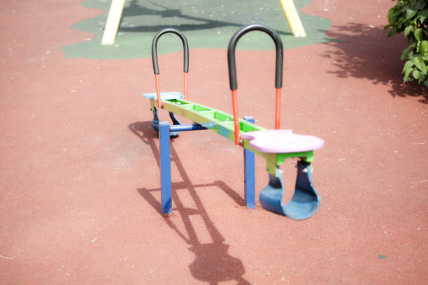 istock Double swing balancers for children on playground 953173908