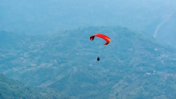 Paragliding - Deolo hill   - India.