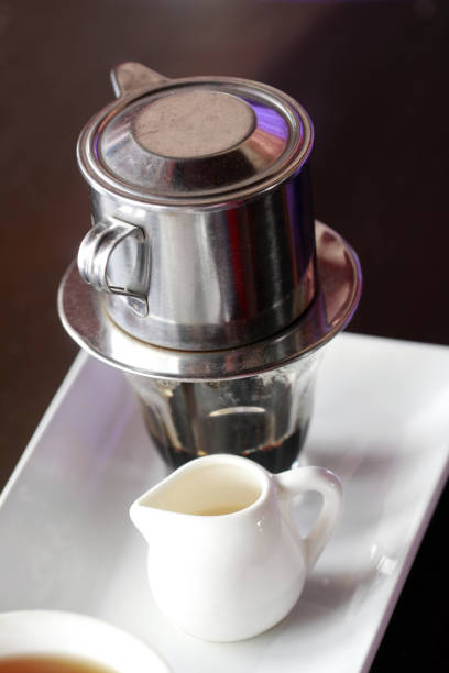 istock set of Drip Black Coffee vietnamese style 953179754