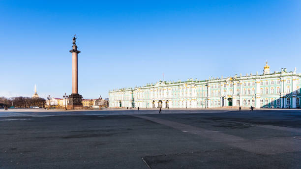 istock panoramic view of Palace Square in March morning 953197354