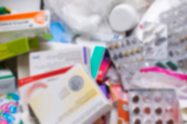 istock Abstract background of medicines, soft focus 953217888