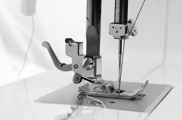 istock Close-Up Of Sewing Machine On White Background 953219030