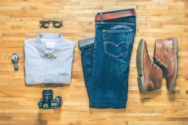istock Mens smart casual clothing 953223026