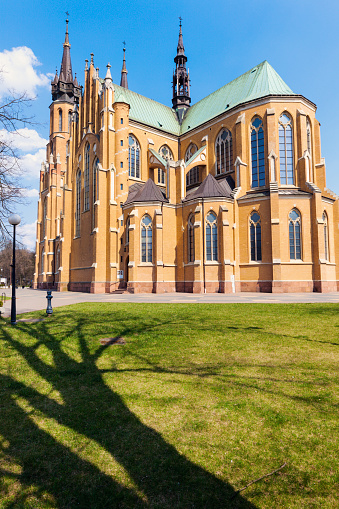 Cathedral of the Protection of the Blessed Virgin Mary in Radom. Radom, Mazovia, Poland.