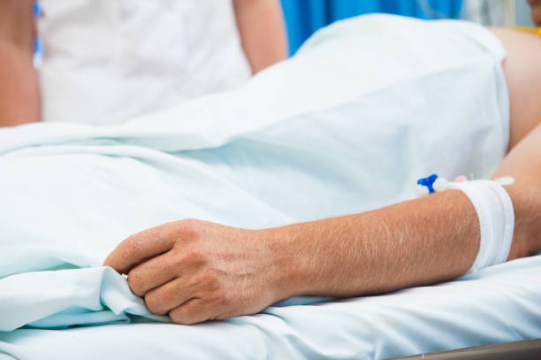 istock Patient in hospital ward 953240394
