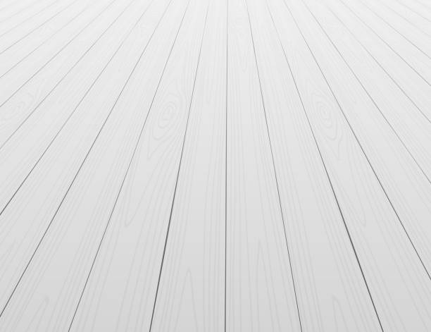 białe drewniane tło podłogi w perspektywie - floor grunge wall backgrounds stock illustrations