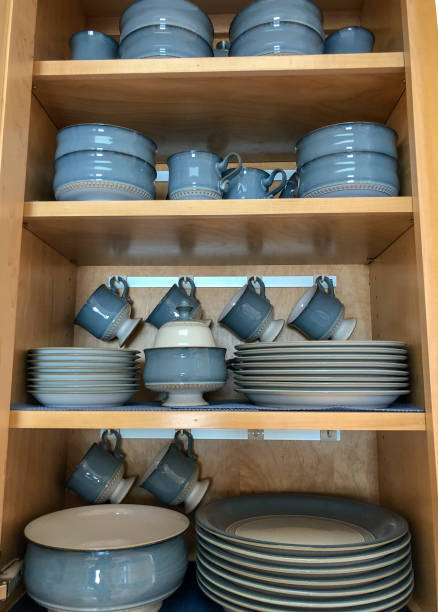 istock China Place Setting in a Cabinet 953263578