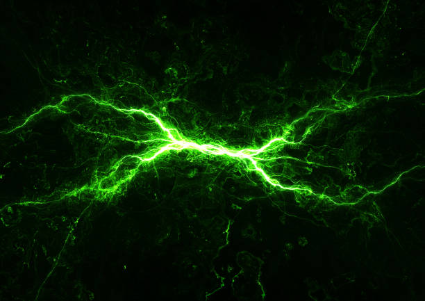 istock Green power, plasma and lighrning background 953275904