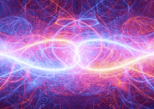 istock Fire and ice plasma lighrning, abstract electrical power 953275906