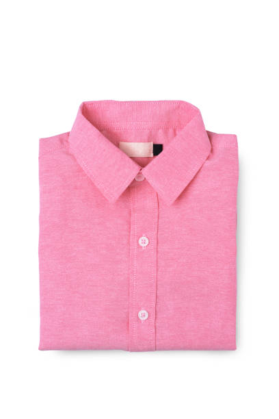 istock Pink shirt isolated on white background. 953277772