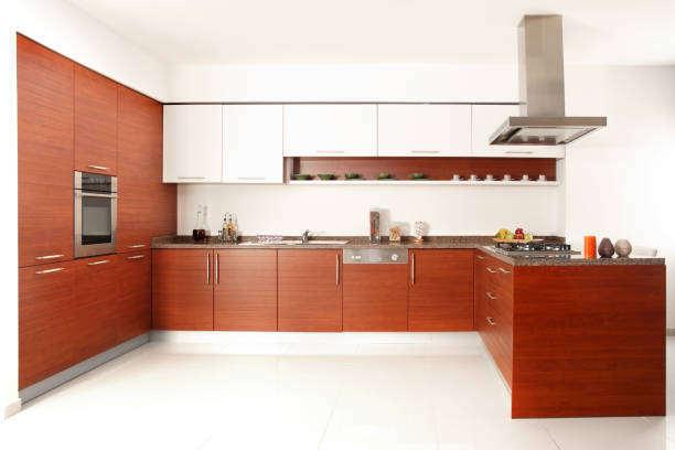 istock Close up modern clean domestic kitchen design 953285976