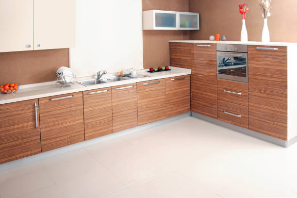 istock Close up modern clean domestic kitchen design 953286700