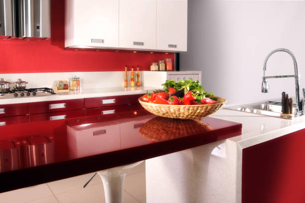 istock Close up modern clean domestic kitchen design 953287660