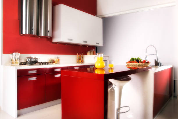 istock Close up modern clean domestic kitchen design 953287840