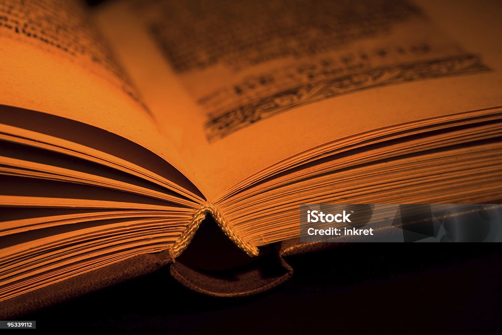 Old Book  Ancient Stock Photo
