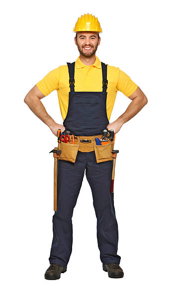 istock portrait of young standing manual worker 95339499