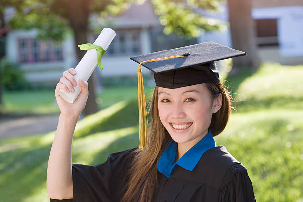 Young woman graduate  miao minority stock pictures, royalty-free photos & images