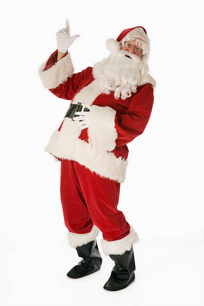 istock Santa Claus isolated on a white background 95340164