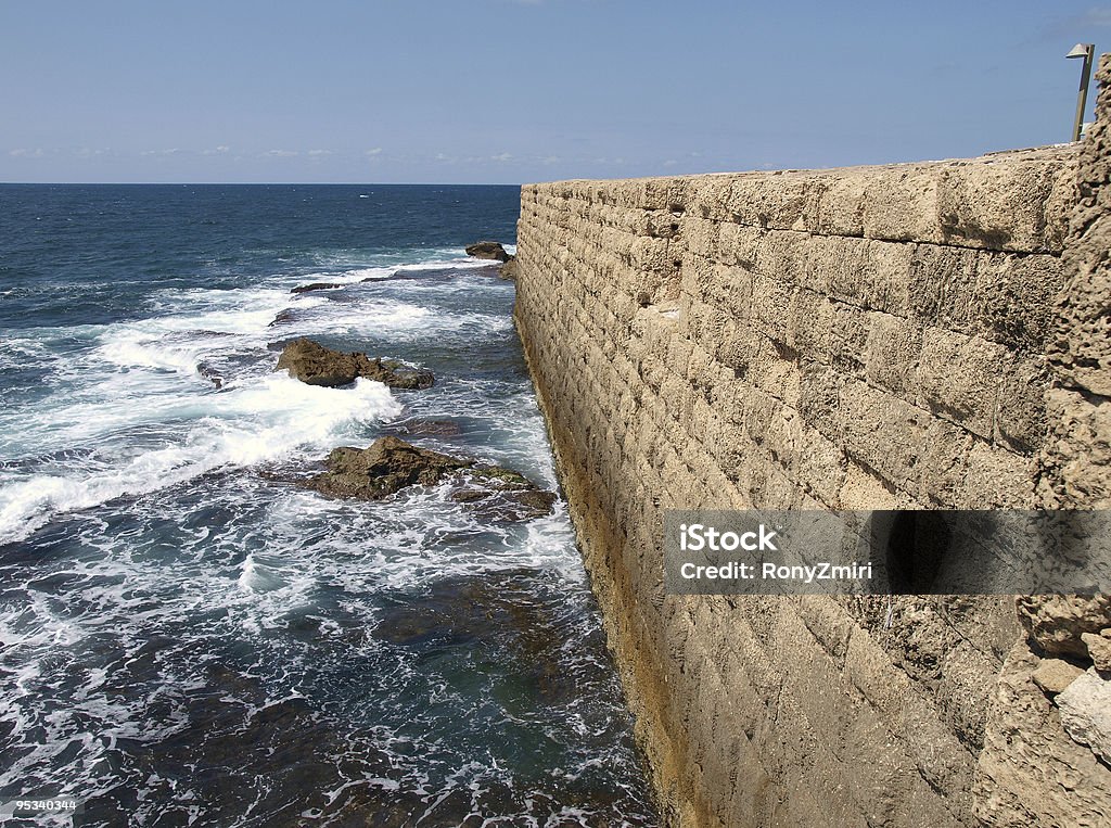Ściany hektarowym Akko Izrael Morze - Zbiór zdjęć royalty-free (Acco)
